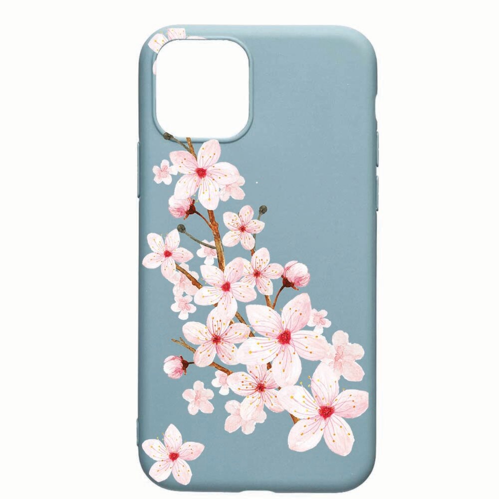 Husa Apple iPhone 11 Pro Max, Spring Flowers, rezistenta la uzura, anti-alunecare, din silicon Premium, CF62