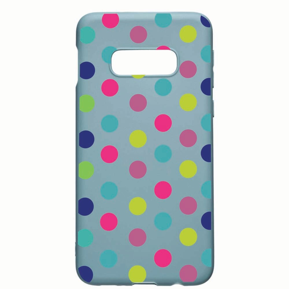 Husa Samsung Galaxy S10e, Dots Color, rezistenta la uzura, anti-alunecare, din silicon Premium, CF61