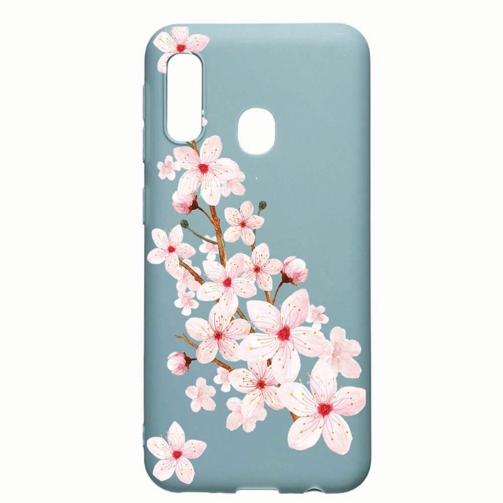Husa Samsung Galaxy A70e, Spring Flowers, rezistenta la uzura, anti-alunecare, din silicon Premium, CF62