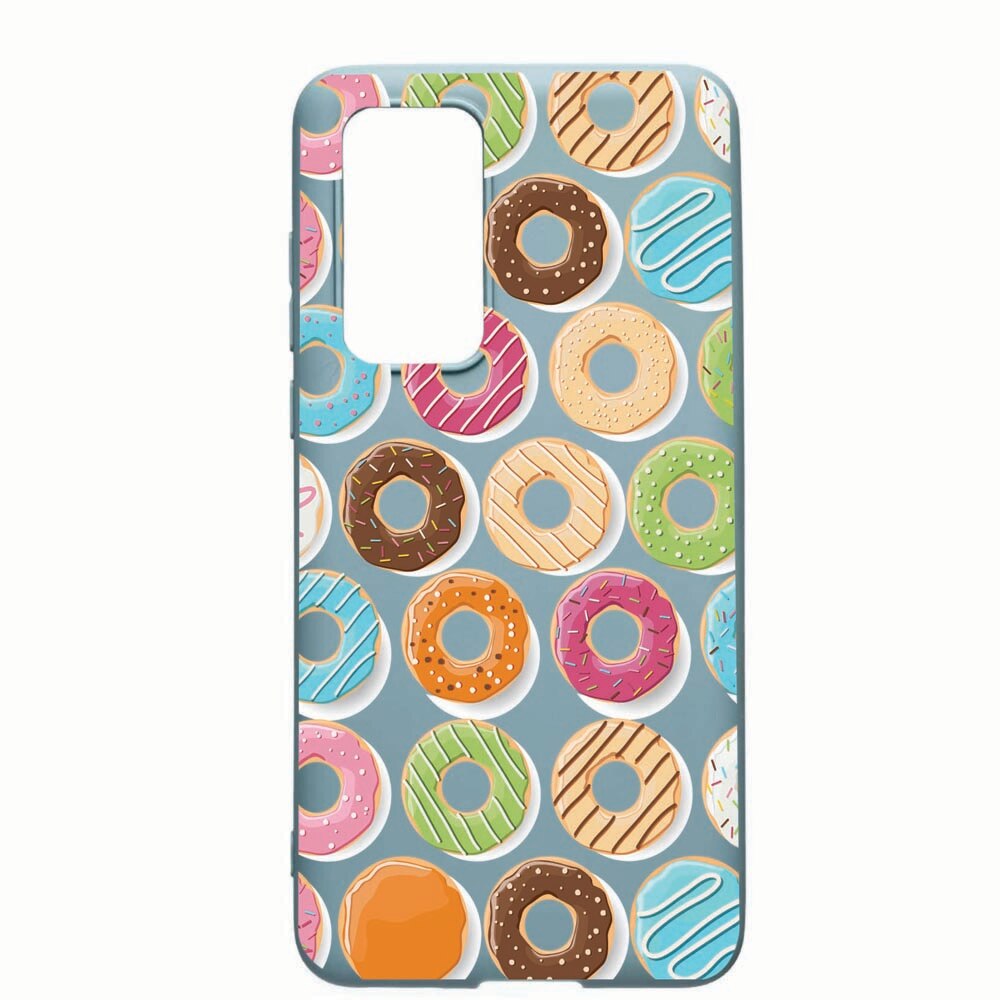 Husa Samsung Galaxy S20, Donuts, rezistenta la uzura, anti-alunecare, din silicon Premium, CF66