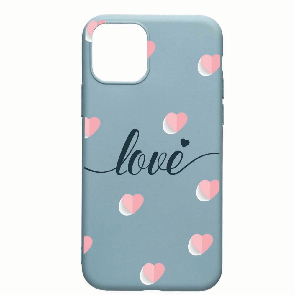 Husa Apple iPhone 11 Pro Max, Love Flying Hearts, rezistenta la uzura, anti-alunecare, din silicon Premium, CF85