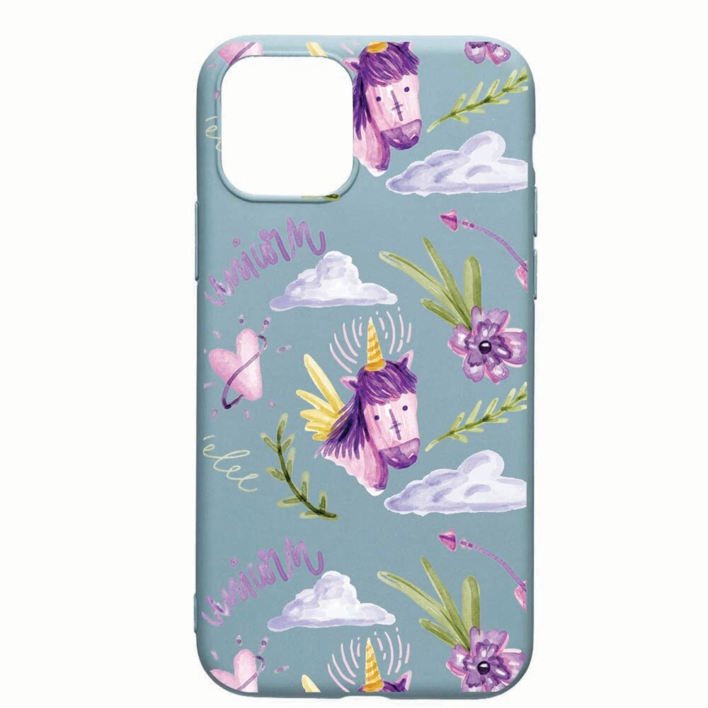 Husa Apple iPhone 11 Pro Max, Unicorn Pattern, rezistenta la uzura, anti-alunecare, din silicon Premium, CF89