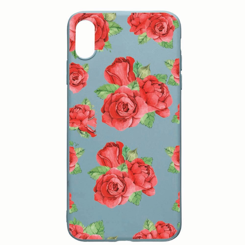 Husa Apple iPhone XS Max, Rose, rezistenta la uzura, anti-alunecare, din silicon Premium, CF97