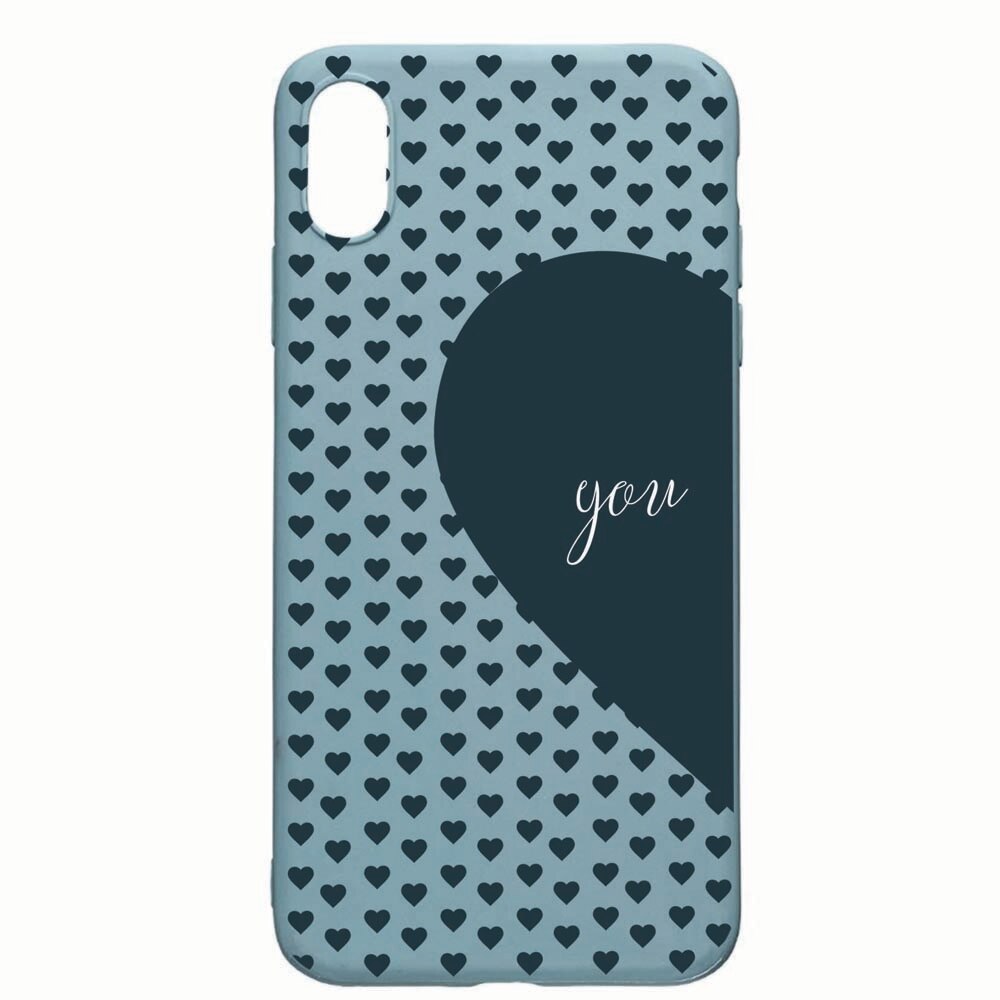 Husa Apple iPhone XS / X, Love You, rezistenta la uzura, anti-alunecare, din silicon Premium, CF101