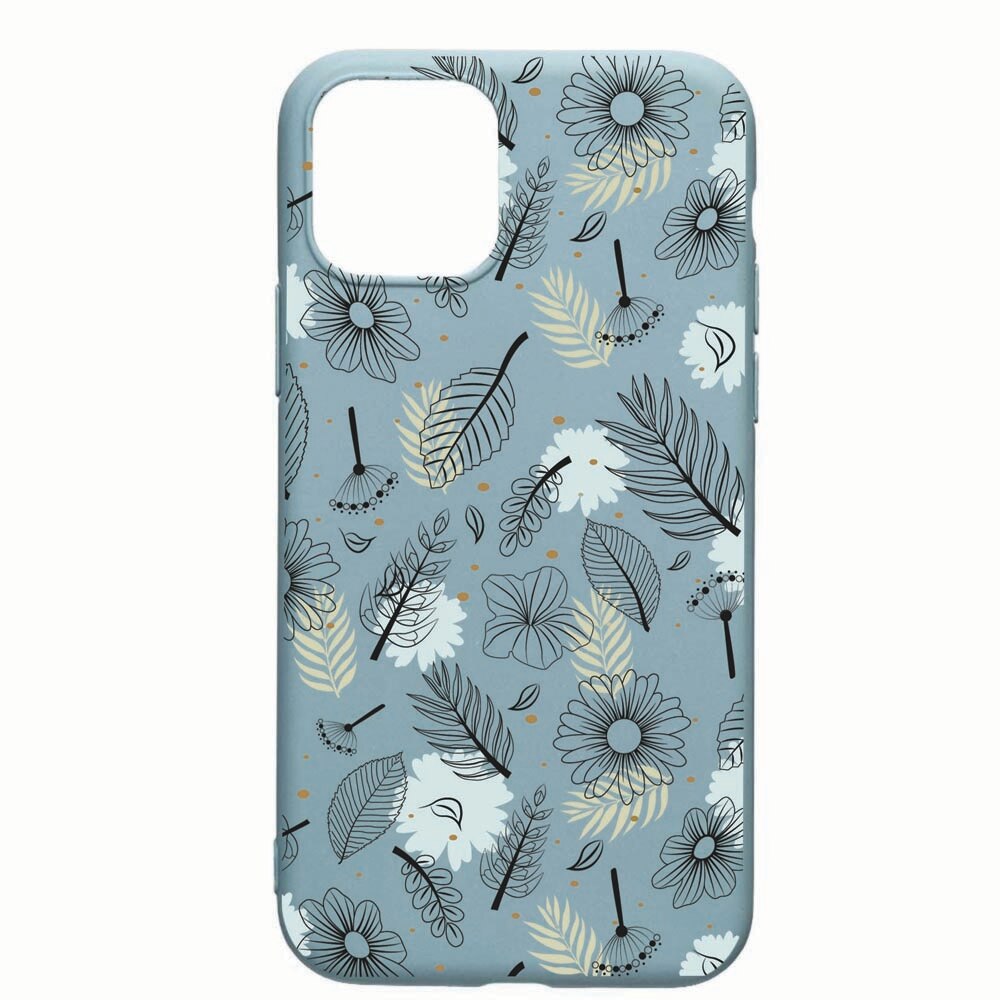 Husa Apple iPhone 11 Pro Max, Flowers, rezistenta la uzura, anti-alunecare, din silicon Premium, CF81