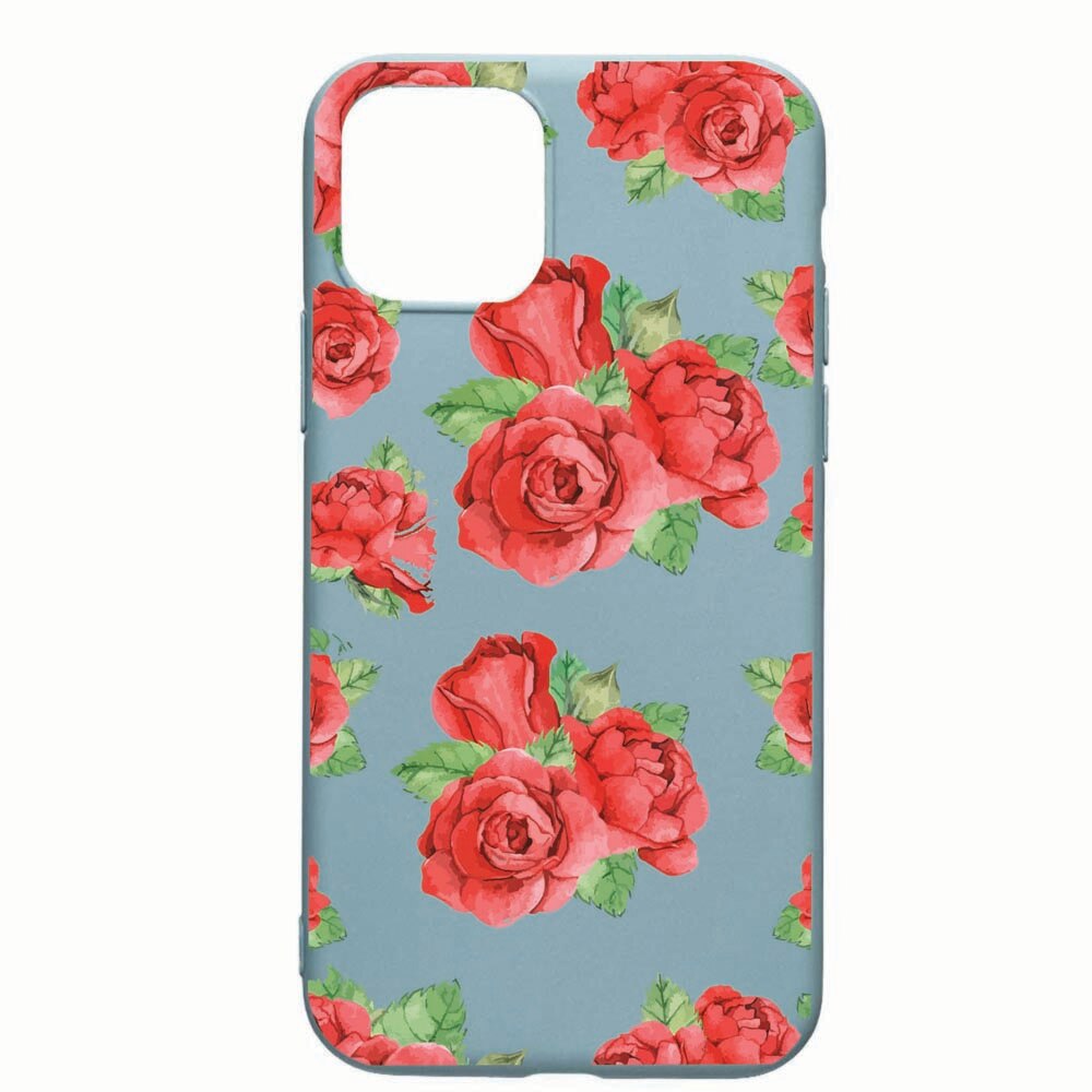 Husa Apple iPhone 11, Rose, rezistenta la uzura, anti-alunecare, din silicon Premium, CF97