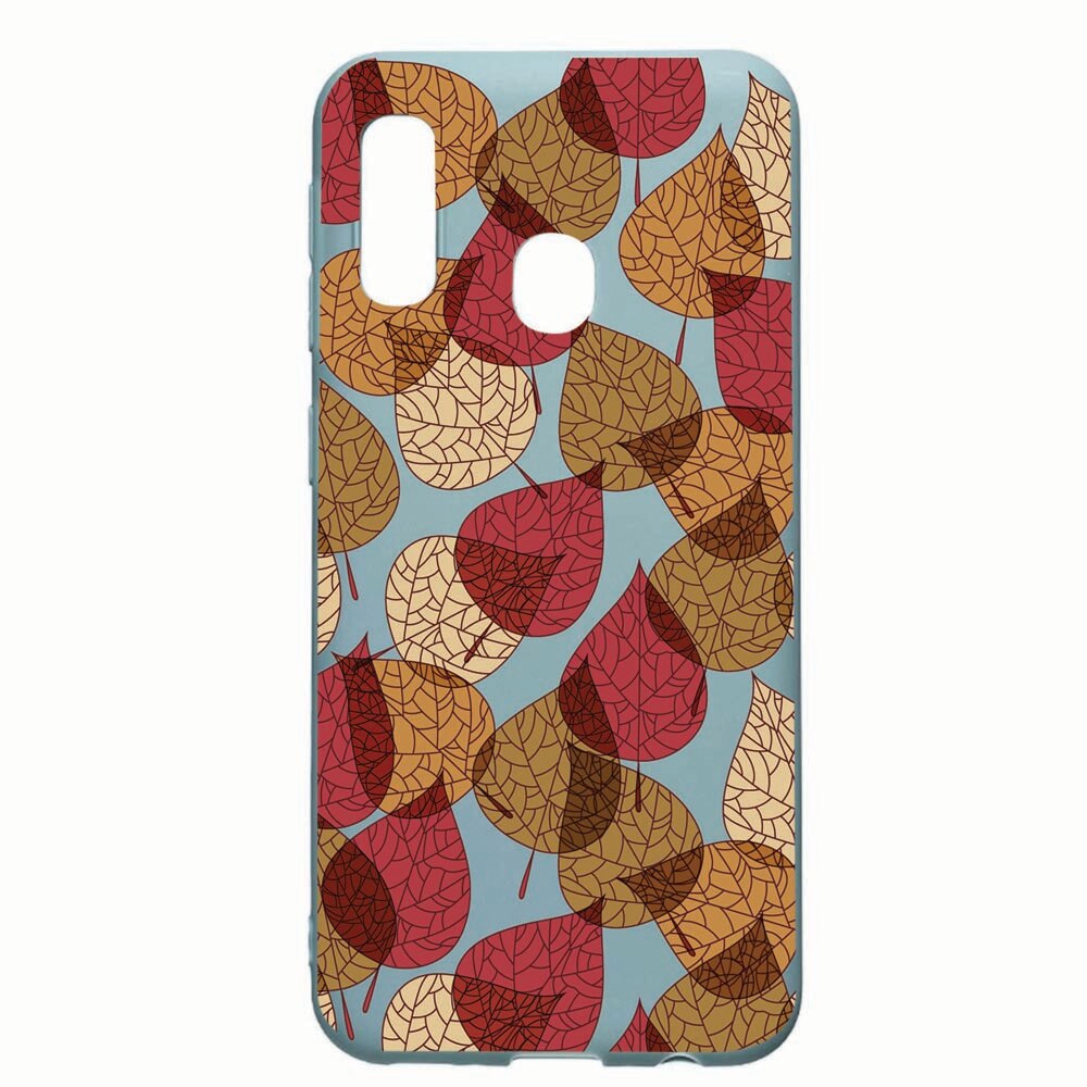 Husa Samsung Galaxy A70e, Feathers, rezistenta la uzura, anti-alunecare, din silicon Premium, CF98