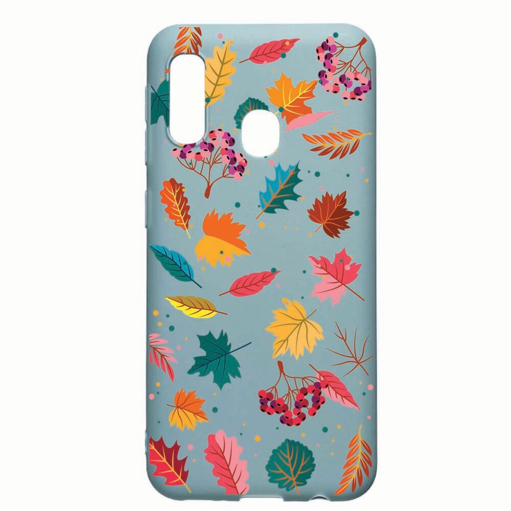 Husa Samsung Galaxy A70e, Feathers, rezistenta la uzura, anti-alunecare, din silicon Premium, CF99