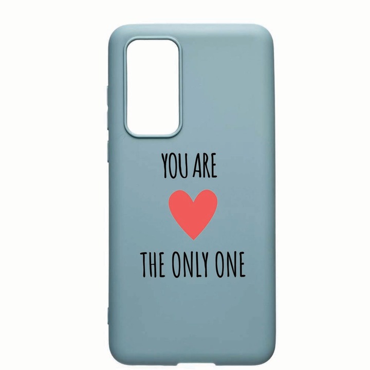 Huawei P40 You Are the Only One Устойчив на износване противоплъзгащ премиум силиконов калъф CF114