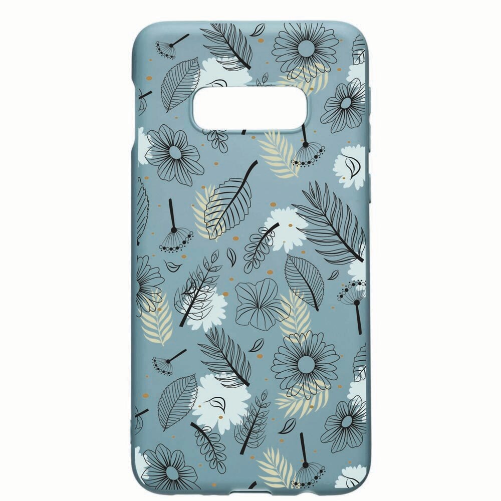 Husa Samsung Galaxy S10e, Flowers, rezistenta la uzura, anti-alunecare, din silicon Premium, CF81