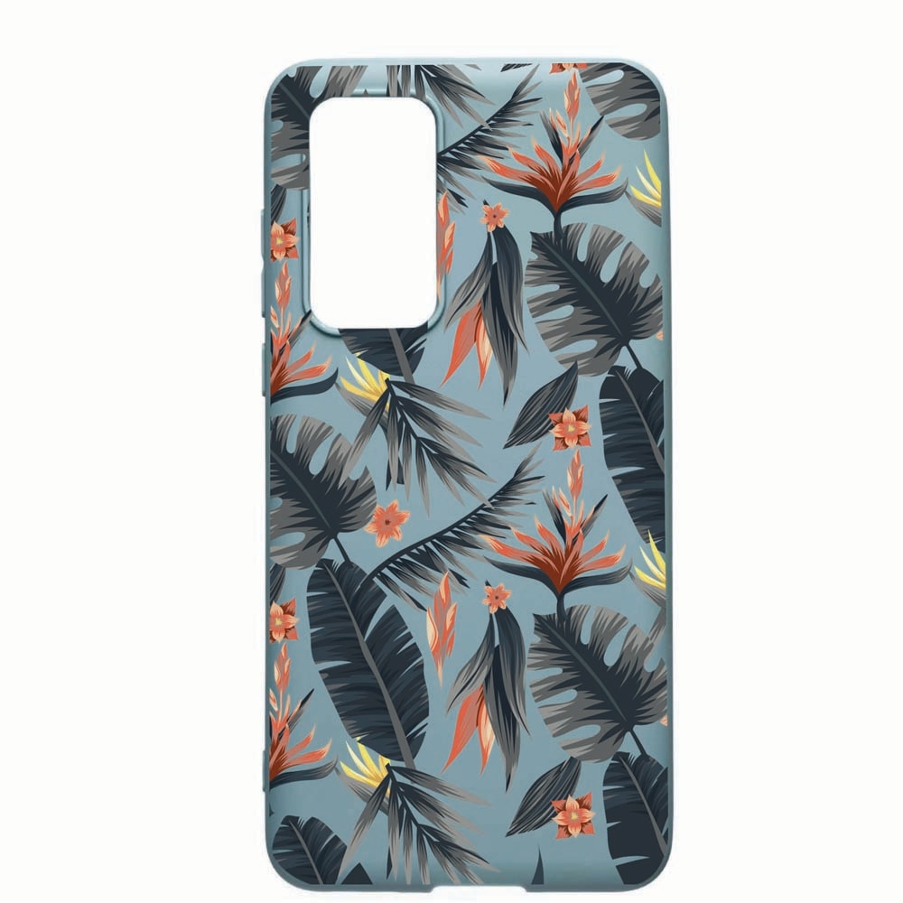 Husa Samsung Galaxy S20, Tropical Pattern, rezistenta la uzura, anti-alunecare, din silicon Premium, CF88
