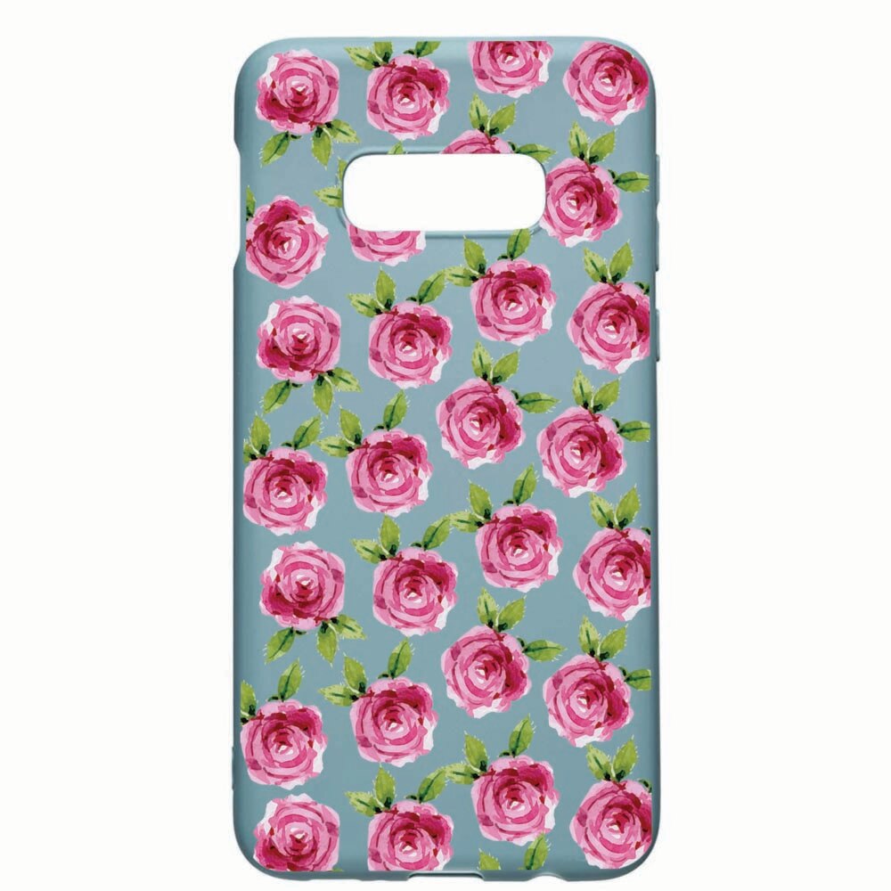 Husa Samsung Galaxy S10e, Rose, rezistenta la uzura, anti-alunecare, din silicon Premium, CF107