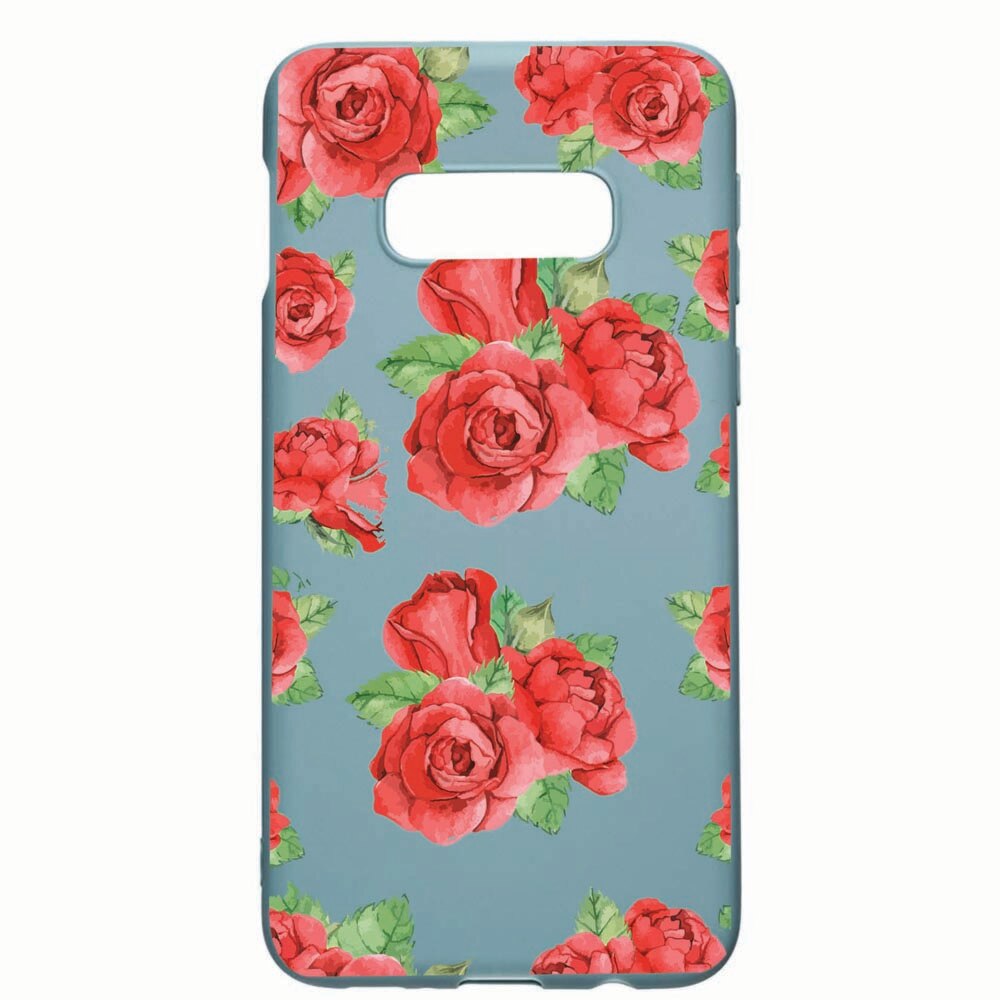 Husa Samsung Galaxy S10e, Rose, rezistenta la uzura, anti-alunecare, din silicon Premium, CF97