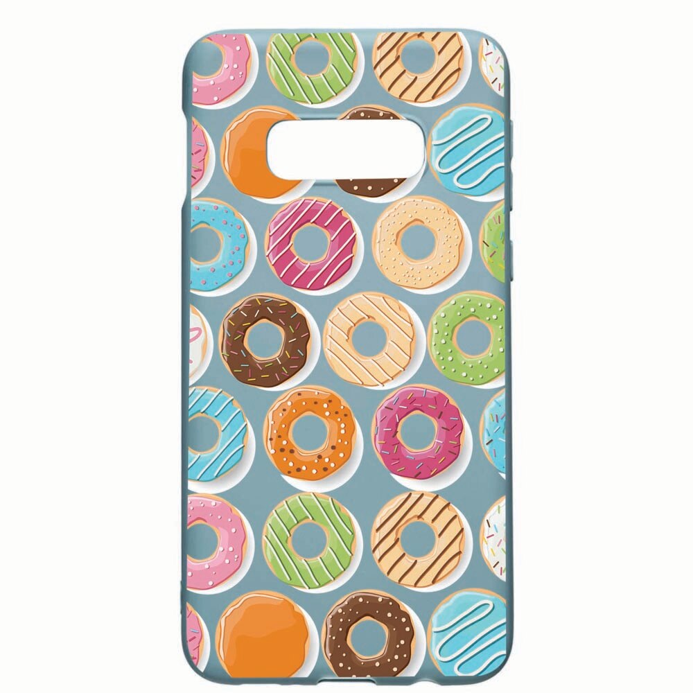 Husa Samsung Galaxy S10e, Donuts, rezistenta la uzura, anti-alunecare, din silicon Premium, CF66