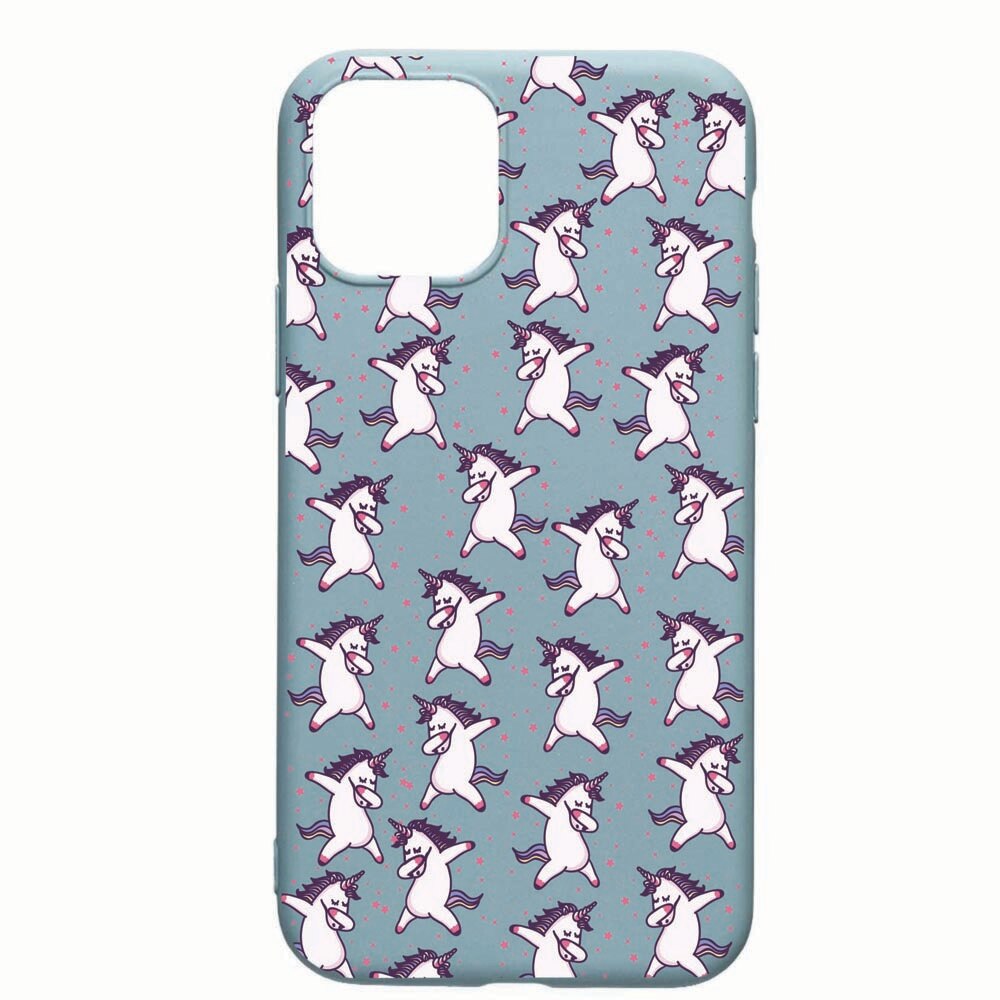Husa Apple iPhone 11 Pro Max, Unicorn, rezistenta la uzura, anti-alunecare, din silicon Premium, CF73
