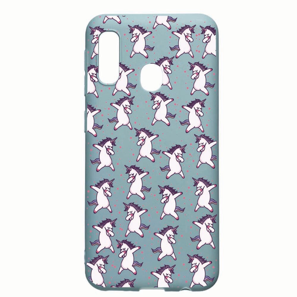 Husa Samsung Galaxy A70e, Unicorn, rezistenta la uzura, anti-alunecare, din silicon Premium, CF73