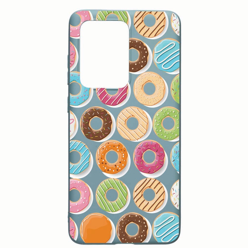 Husa Samsung Galaxy S20 Ultra, Donuts, rezistenta la uzura, anti-alunecare, din silicon Premium, CF66