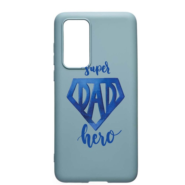 Huawei P40 Super Hero Dad Устойчив на износване противоплъзгащ премиум силиконов калъф CF182