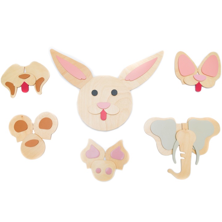 Set educativ din 6 piese, Marc Toys, +3 ani, 316 mm x 330 mm