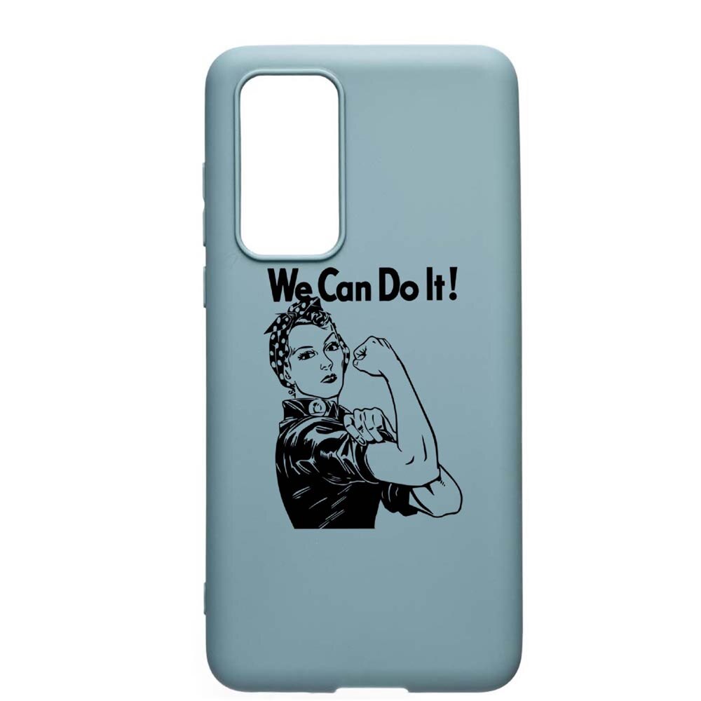Husa Huawei P40, Woman, We Can Do It, rezistenta la uzura, anti-alunecare, din silicon Premium, CF226