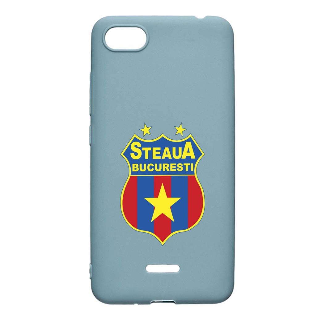 Husa Xiaomi Redmi 6A, Football, Steaua, rezistenta la uzura, anti-alunecare, din silicon Premium, CF230