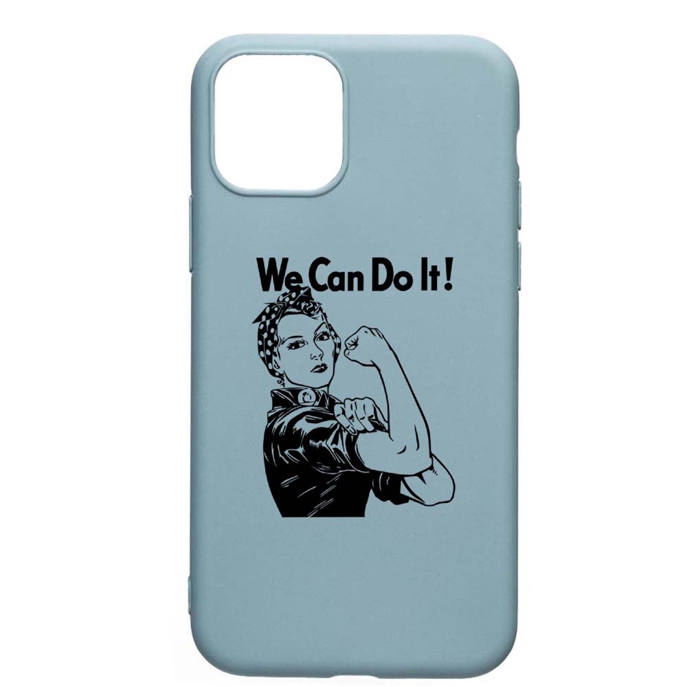 Husa Apple iPhone 11 Pro, Woman, We Can Do It, rezistenta la uzura, anti-alunecare, din silicon Premium, CF226