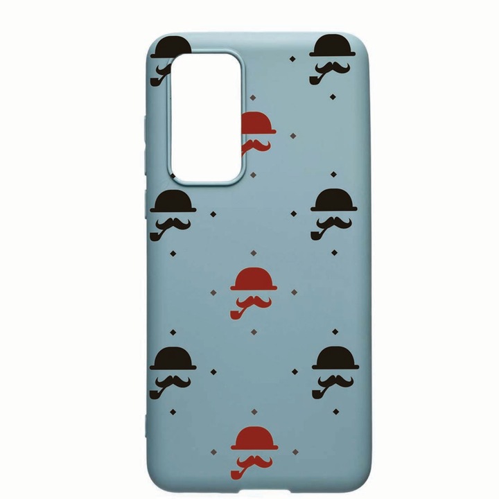 Huawei P40 Мустаци Устойчив на износване противоплъзгащ премиум силиконов калъф CF180