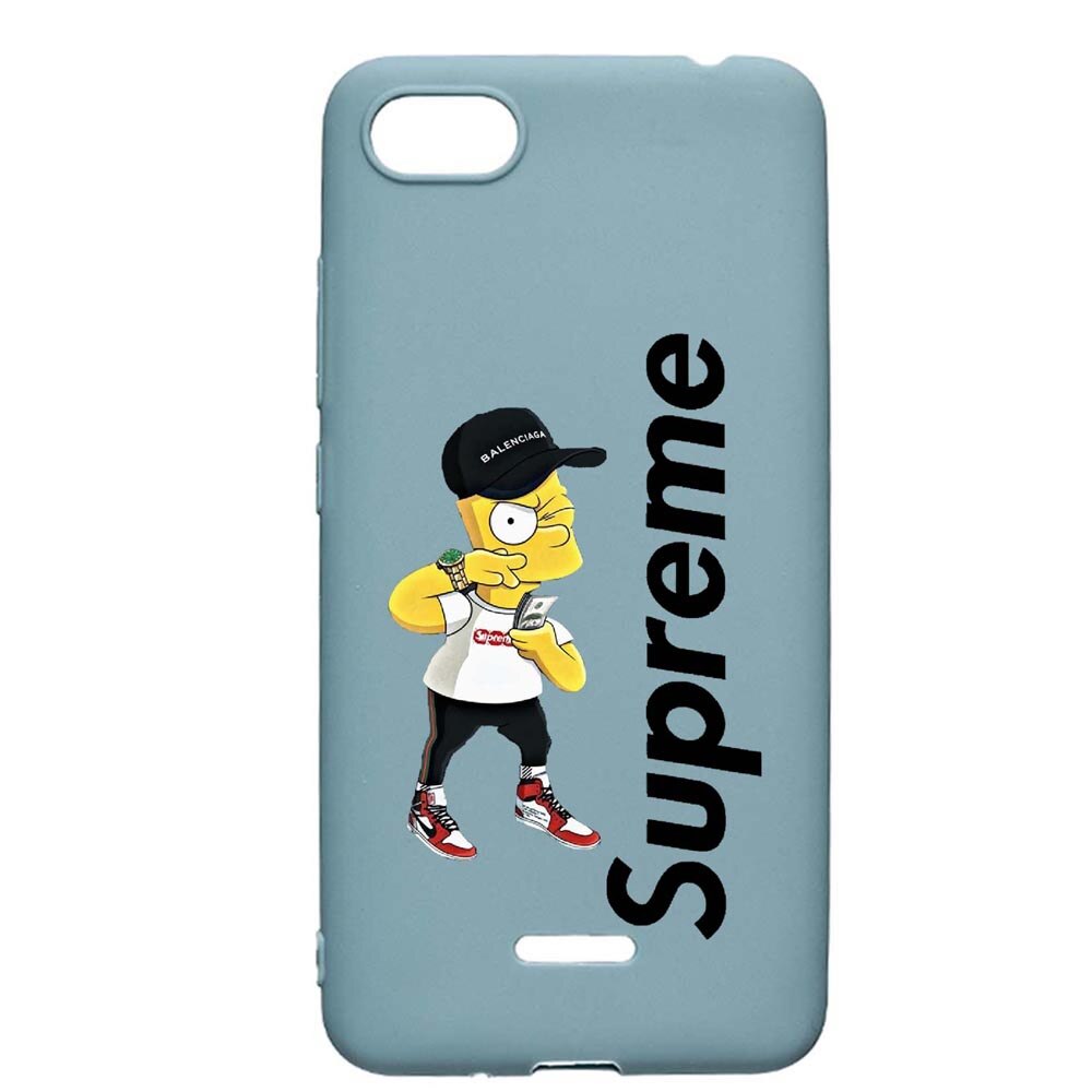 Husa Xiaomi Redmi 6A, Supreme, The Simpsons, rezistenta la uzura, anti-alunecare, din silicon Premium, CF258