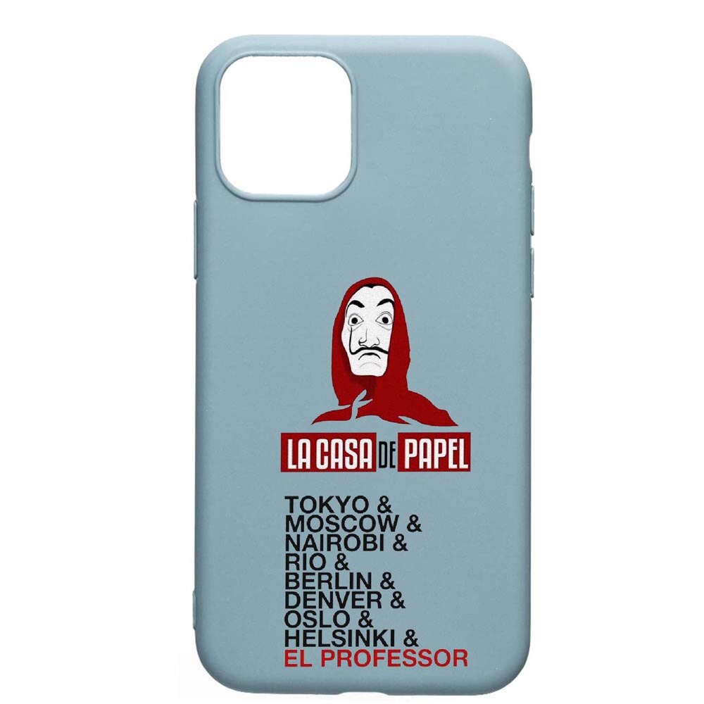 Husa Apple iPhone 11 Pro Max, La Casa De Papel, rezistenta la uzura, anti-alunecare, din silicon Premium, CF296