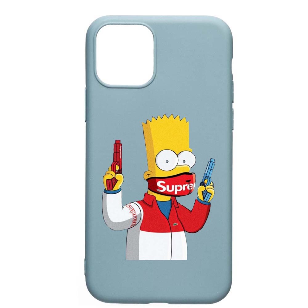 Husa Apple iPhone 11, Supreme, The Simpsons, rezistenta la uzura, anti-alunecare, din silicon Premium, CF270