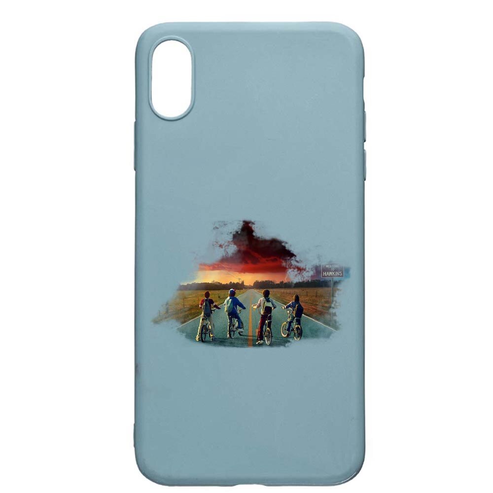 Husa Apple iPhone XS Max, Stranger Things, rezistenta la uzura, anti-alunecare, din silicon Premium, CF278