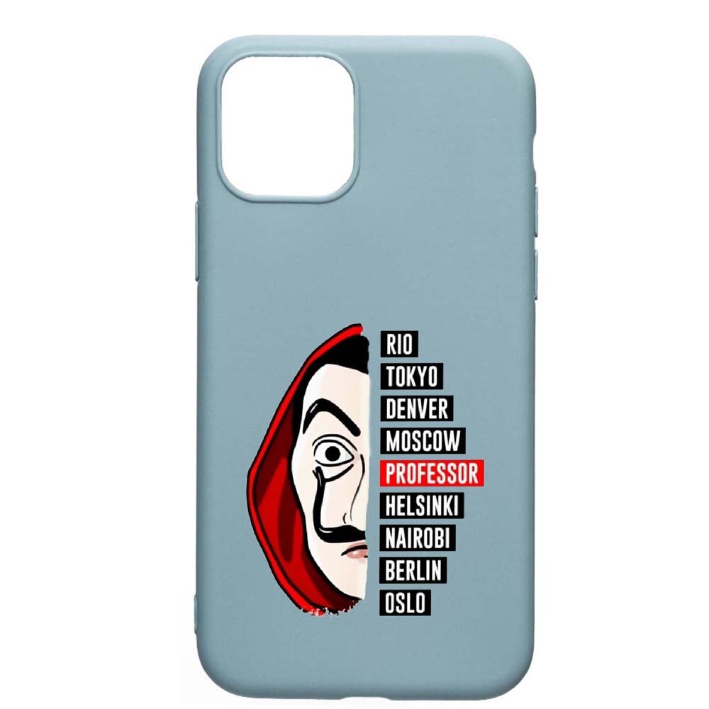 Husa Apple iPhone 11, La Casa De Papel, rezistenta la uzura, anti-alunecare, din silicon Premium, CF302