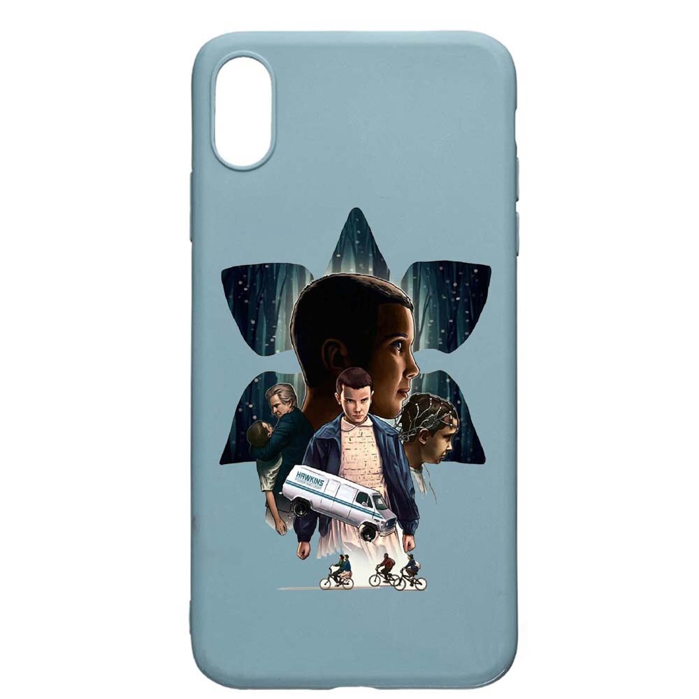 Husa Apple iPhone XS Max, Stranger Things, rezistenta la uzura, anti-alunecare, din silicon Premium, CF373