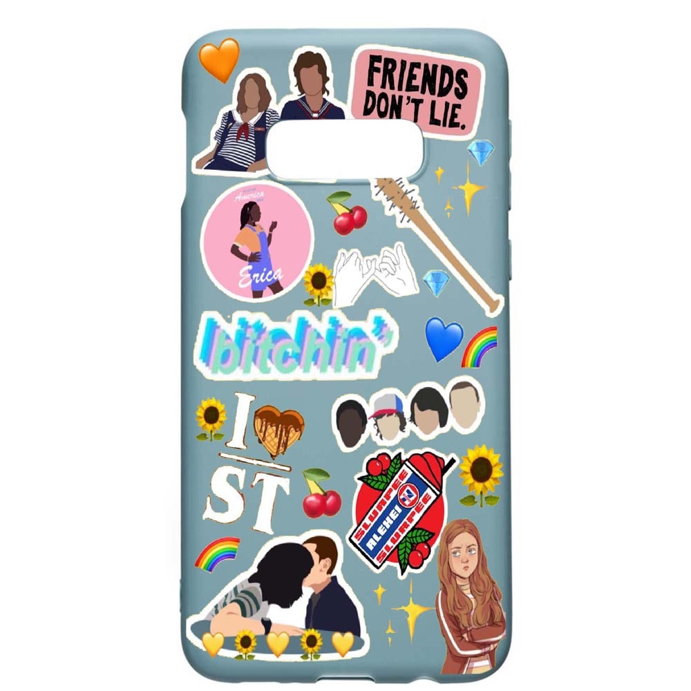 Husa Samsung Galaxy S10e, Stanger Things, rezistenta la uzura, anti-alunecare, din silicon Premium, CF376