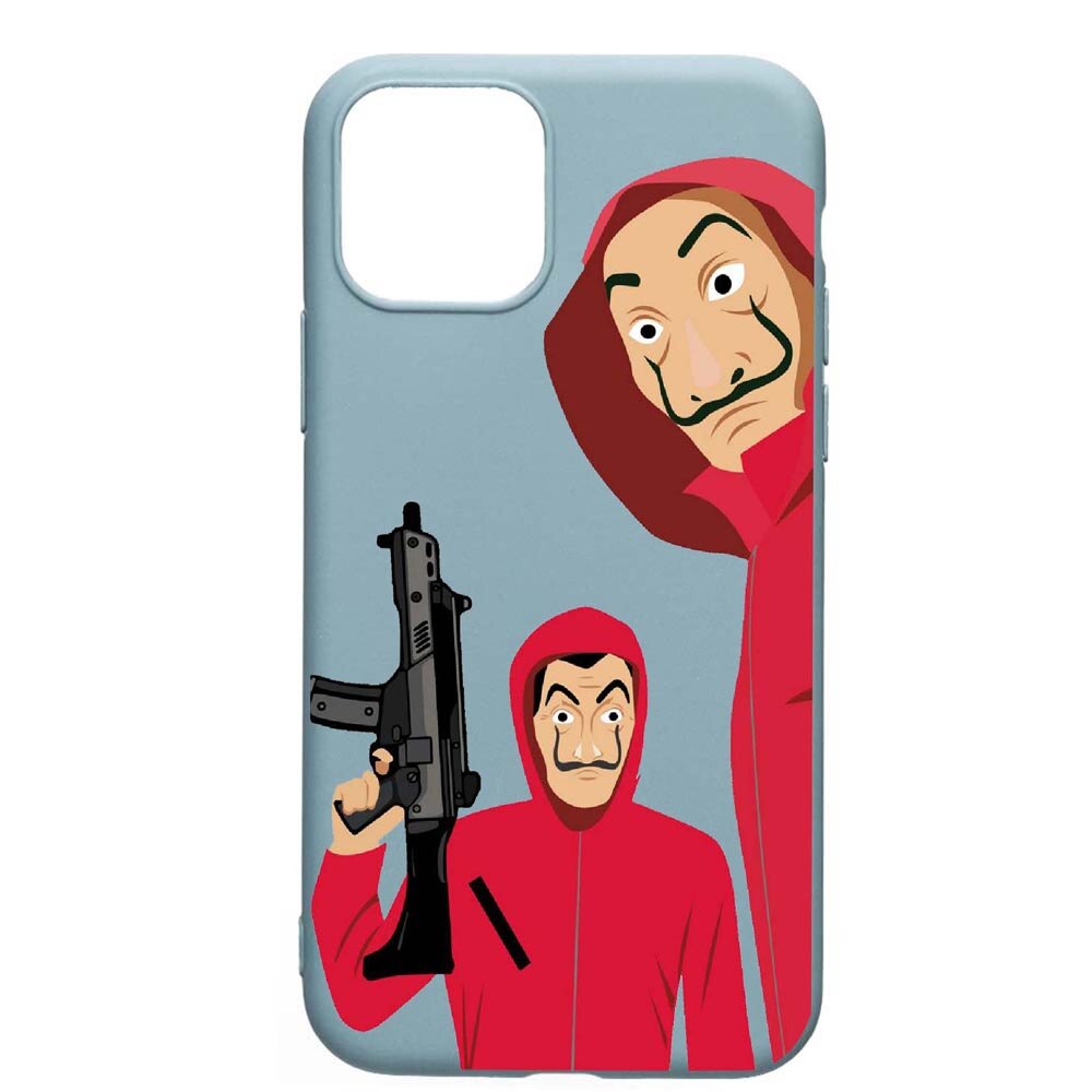 Husa Apple iPhone 11, La Casa De Papel, rezistenta la uzura, anti-alunecare, din silicon Premium, CF392