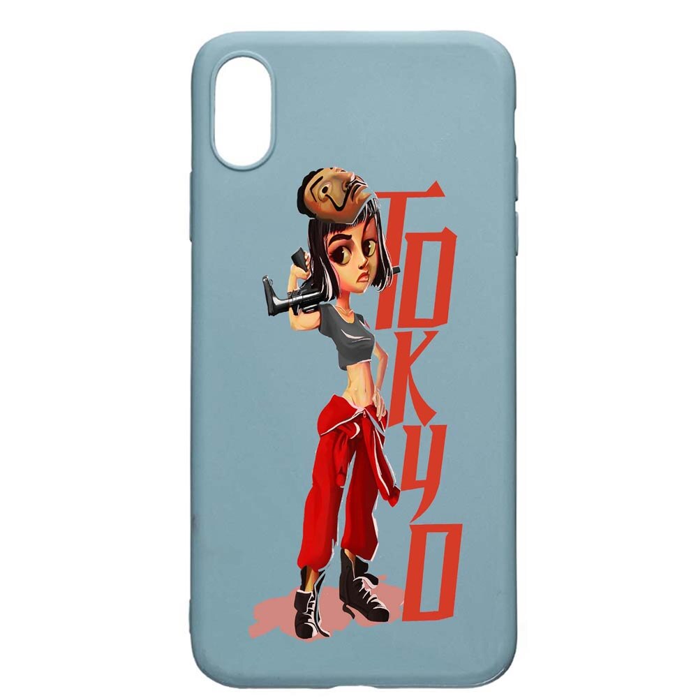 Husa Apple iPhone XS / X, La Casa De Papel, rezistenta la uzura, anti-alunecare, din silicon Premium, CF394