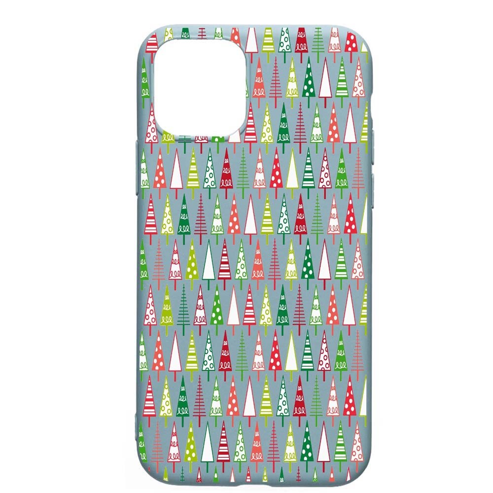 Husa Apple iPhone 11, Xmas Tree, rezistenta la uzura, anti-alunecare, din silicon Premium, CF340