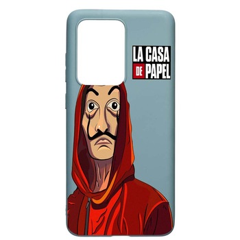 Husa Samsung Galaxy S20 Ultra, La Casa De Papel, rezistenta la uzura, anti-alunecare, din silicon Premium, CF389 Husa Samsung Galaxy S20 Ultra, La Casa De Papel, rezistenta la uzura, anti-alunecare, din silicon Premium, CF389