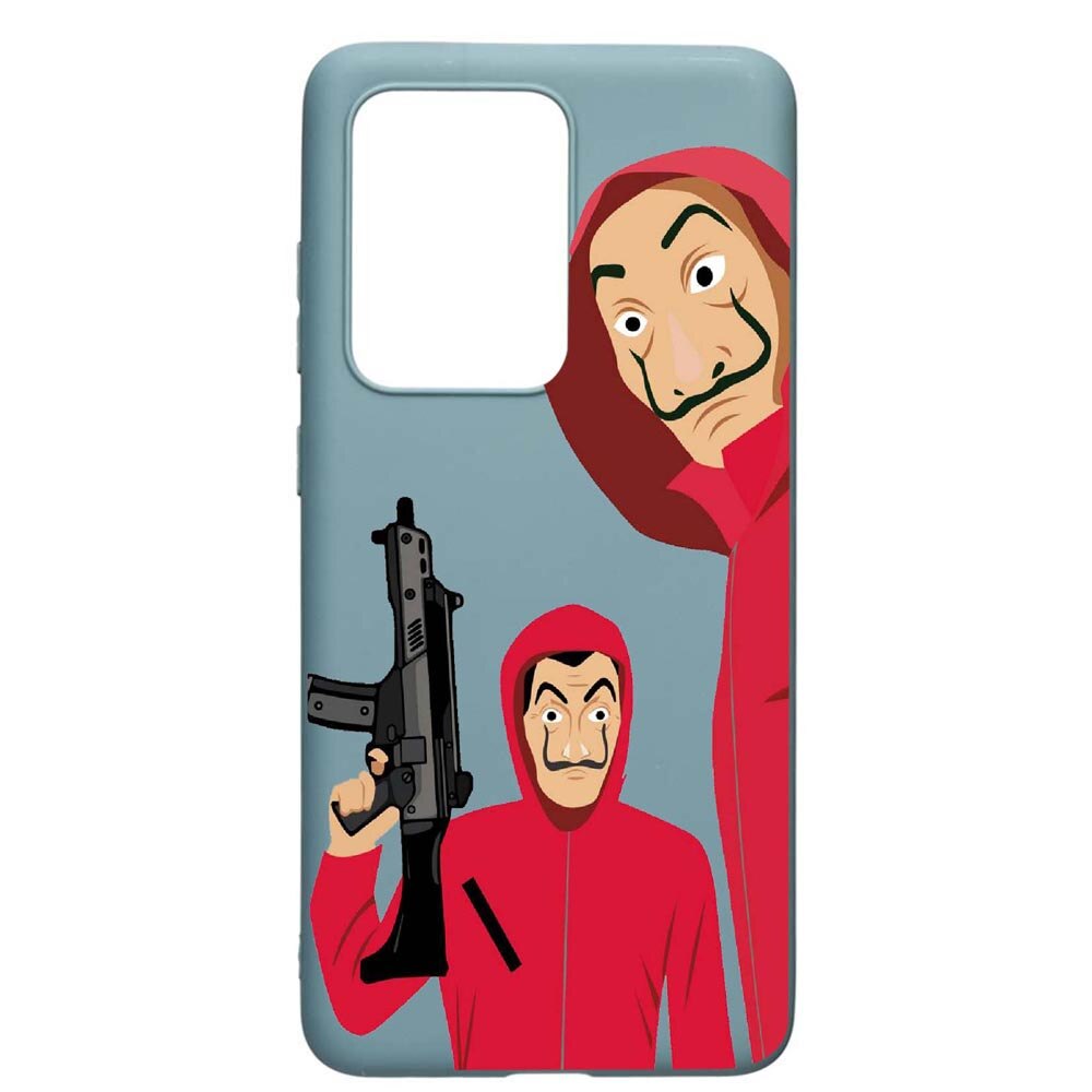 Husa Samsung Galaxy S20 Ultra, La Casa De Papel, rezistenta la uzura, anti-alunecare, din silicon Premium, CF392