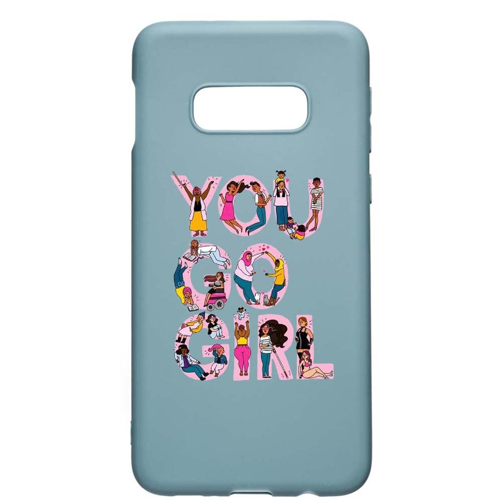 Husa Samsung Galaxy S10e, Girl Power, rezistenta la uzura, anti-alunecare, din silicon Premium, CF250