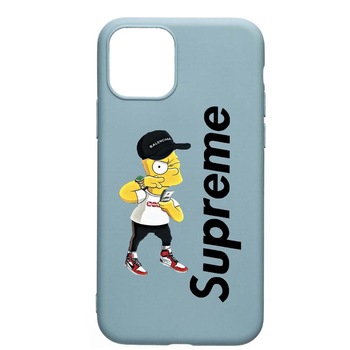 Husa Apple iPhone 11 Pro Max, Supreme, The Simpsons, rezistenta la uzura, anti-alunecare, din silicon Premium, CF258 Husa Apple iPhone 11 Pro Max, Supreme, The Simpsons, rezistenta la uzura, anti-alunecare, din silicon Premium, CF258