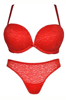 Sutien LORMAR INTRECCI 0065, Rosu, 70B Sutien LORMAR INTRECCI 0065, Rosu, 70B