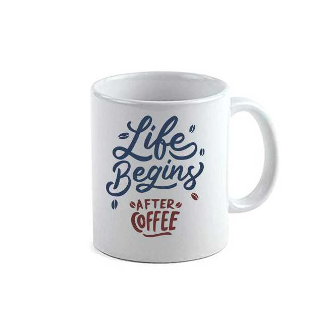 Cana personalizata Coffee, ceramica alba, 330ml