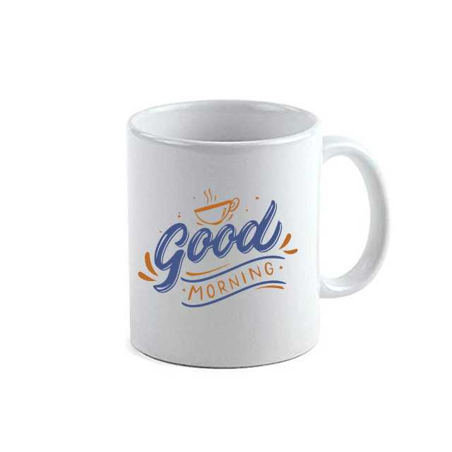 Cana personalizata Good Morning,ceramica alba, 330ml