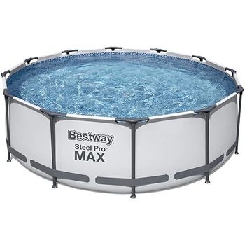 Piscina Bestway, 4.88 m x 1.22 m, cu pompa de filtrare si scara de siguranta Piscina Bestway, 4.88 m x 1.22 m, cu pompa de filtrare si scara de siguranta