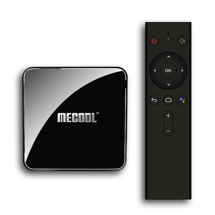 Mecool Mini Pc smart tv box, KM3, Android 10, 4/64 GB, 4K, Google Certificate, Voice Control, WiFi, Hdmi, Neflix, Youtube, Chromecast, HBO GO