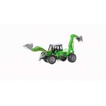 Tractor mare cu 2 cupe, verde, 42 x 23 cm Tractor mare cu 2 cupe, verde, 42 x 23 cm