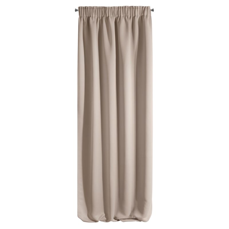 Perdea decorativa cu banda, LOGAN 135x270 cm, Eurofirany, Roz Pudra