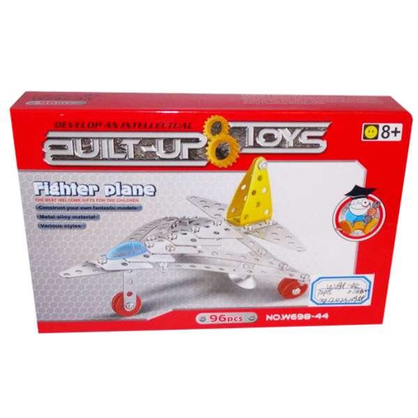 Set constructii metalice - Avion de lupta, 96 piese