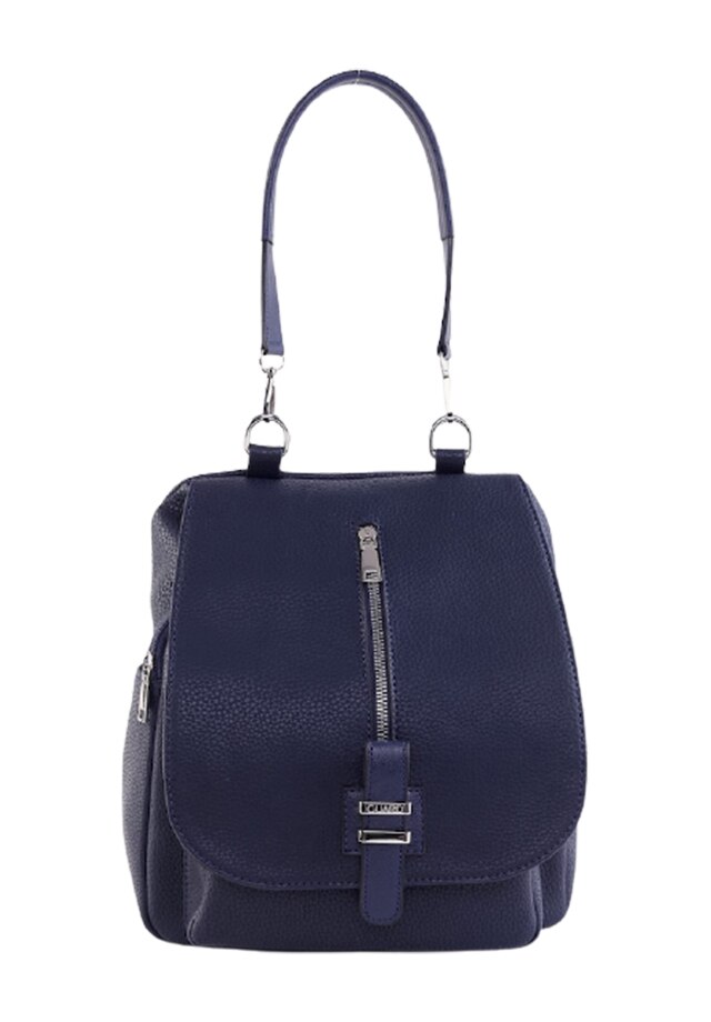 Rucsac Dama Guard 437, piele ecologica, bleumarin